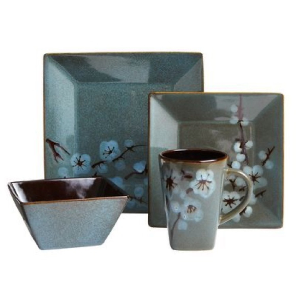 Pier One vintage dinnerware ** Cherry Blossoms